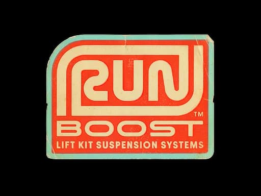 Sticker | Run Boost Lift Kits