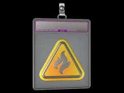 Sticker Slab | Flammable (Foil)