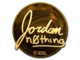 Sticker | n0thing (Gold) | Katowice 2019