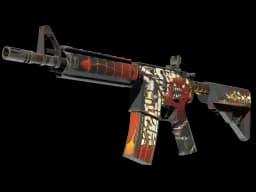 M4A4 | Hellfire (Well-Worn)