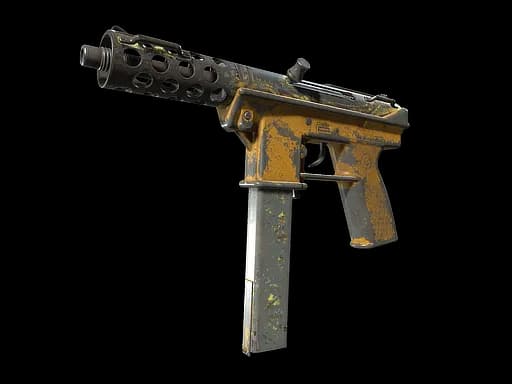 Tec-9 | Banana Leaf (Battle-Scarred)