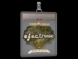 Sticker Slab | electronic (Gold) | Berlin 2019