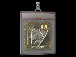 Sticker Slab | ICY (Gold) | Austin 2025