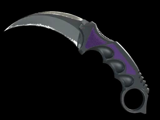 ★ StatTrak™ Karambit | Ultraviolet (Well-Worn)
