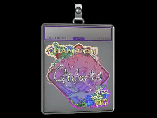 Sticker Slab | qikert (Glitter, Champion) | Rio 2022