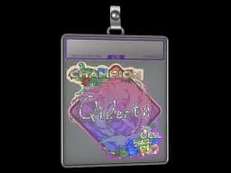 Sticker Slab | qikert (Glitter, Champion) | Rio 2022