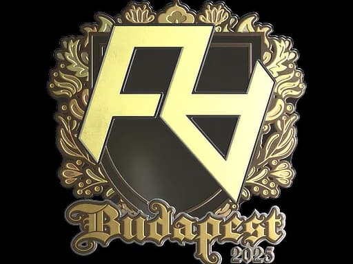 Sticker | Rare Atom (Gold) | Budapest 2025