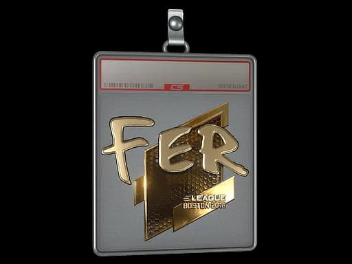Sticker Slab | fer (Gold) | Boston 2018