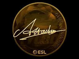 Sticker | Attacker (Gold) | Katowice 2019