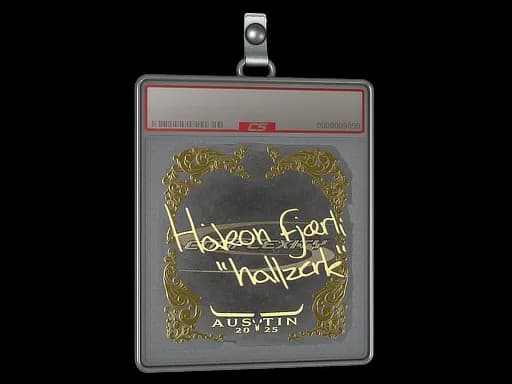 Sticker Slab | hallzerk (Gold) | Austin 2025