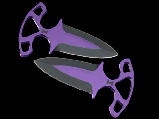 ★ StatTrak™ Shadow Daggers | Ultraviolet (Minimal Wear)