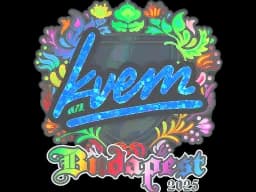 Sticker | Kvem (Holo) | Budapest 2025