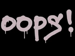 Sealed Graffiti | Oops (War Pig Pink)