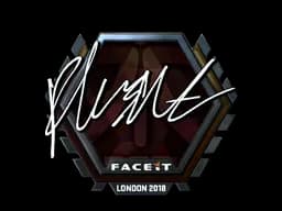 Sticker | flusha (Foil) | London 2018