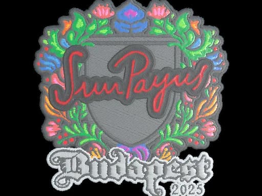 Sticker | SunPayus (Embroidered) | Budapest 2025