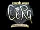 Sticker | CeRq (Gold) | Berlin 2019 CS2 skin