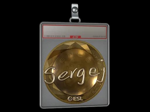 Sticker Slab | sergej (Gold) | Katowice 2019