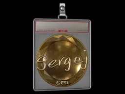 Sticker Slab | sergej (Gold) | Katowice 2019