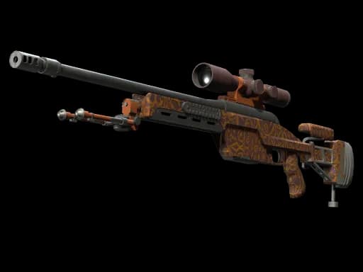 SSG 08 | Orange Filigree (Factory New)
