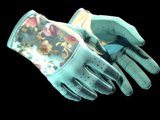 ★ Driver Gloves | Brocade Flowers (Well-Worn)
