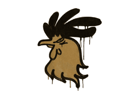 Sealed Graffiti | Cocky (Desert Amber)