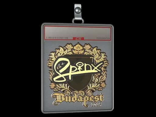 Sticker Slab | Spinx (Gold) | Budapest 2025