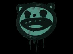 Sealed Graffiti | Happy Cat (Frog Green)