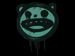 Sealed Graffiti | Happy Cat (Frog Green)
