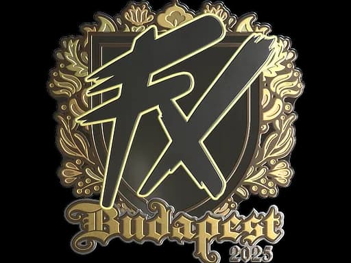 Sticker | Fluxo (Gold) | Budapest 2025