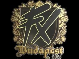 Sticker | Fluxo (Gold) | Budapest 2025