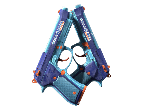 StatTrak™ Dual Berettas | Hydro Strike (Factory New)