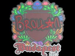 Sticker | Brollan (Embroidered) | Budapest 2025