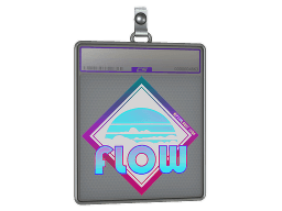 Sticker Slab | Cotton Candy Flow (Holo)