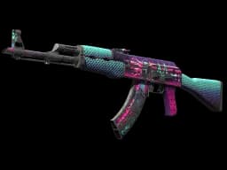 StatTrak™ AK-47 | Neon Rider (Battle-Scarred)