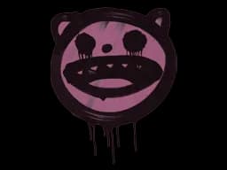 Sealed Graffiti | Happy Cat (Princess Pink)