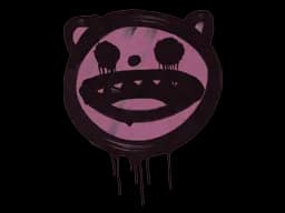 Sealed Graffiti | Happy Cat (Princess Pink)