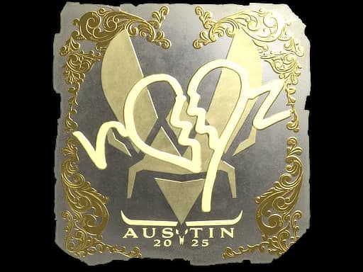 Sticker | ropz (Gold) | Austin 2025