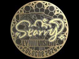Sticker | Starry (Gold) | Cologne 2026