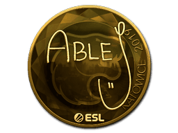 Sticker | ableJ (Gold) | Katowice 2019