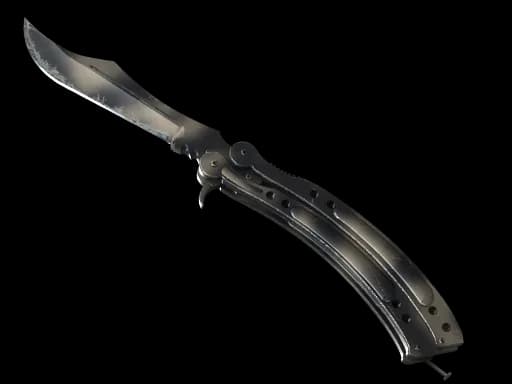 ★ Butterfly Knife | Scorched (Well-Worn)