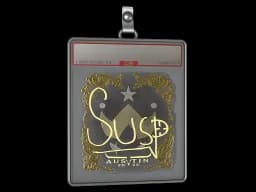 Sticker Slab | susp (Gold) | Austin 2025