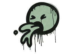 Sealed Graffiti | Puke (Cash Green)