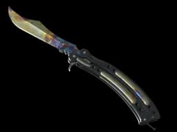 ★ StatTrak™ Butterfly Knife | Case Hardened (Well-Worn)