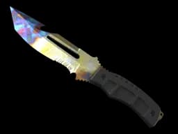 ★ StatTrak™ Survival Knife | Case Hardened (Well-Worn)