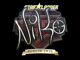 Sticker | NiKo (Gold) | Berlin 2019