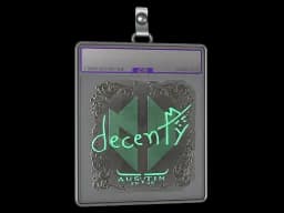 Sticker Slab | decenty (Foil) | Austin 2025