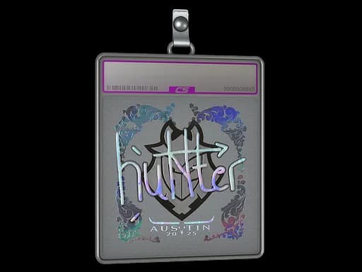 Sticker Slab | huNter- (Holo) | Austin 2025