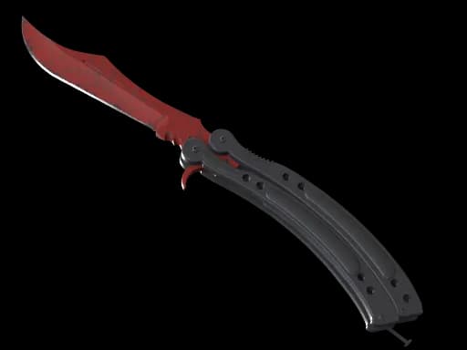 ★ Butterfly Knife | Crimson Web (Minimal Wear)
