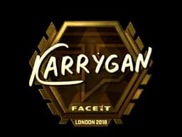 Sticker | karrigan (Gold) | London 2018