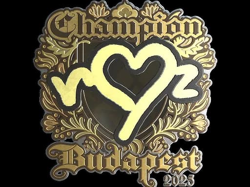 Sticker | ropz (Gold, Champion) | Budapest 2025